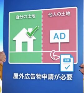 知らないと違法になる？看板設置と屋外広告物申請